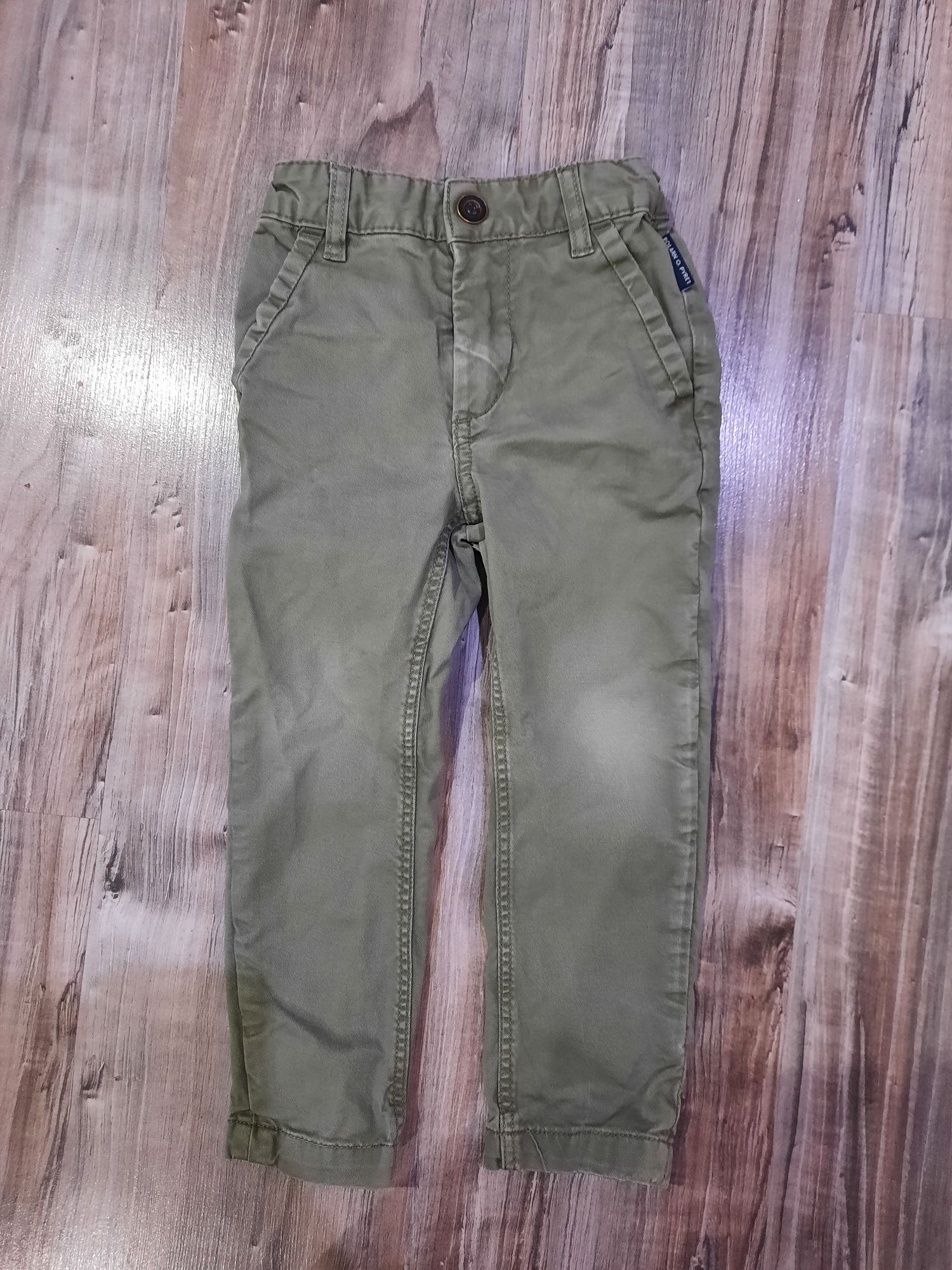 Spodnie chłopięce 98cm jeansy khaki