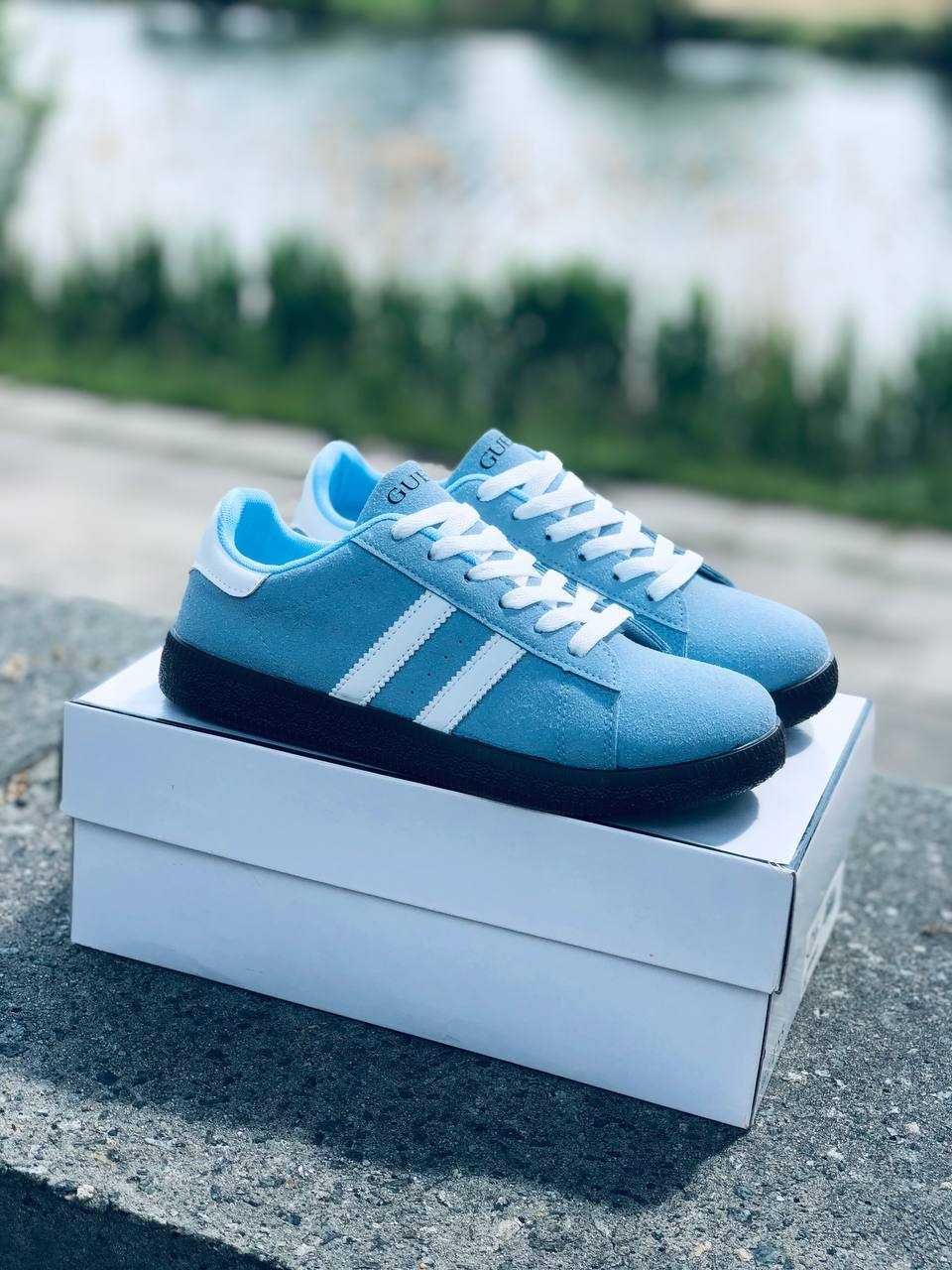New collection! Кросівки Guess жіночі стильні Light Blue. Лучшая цена!