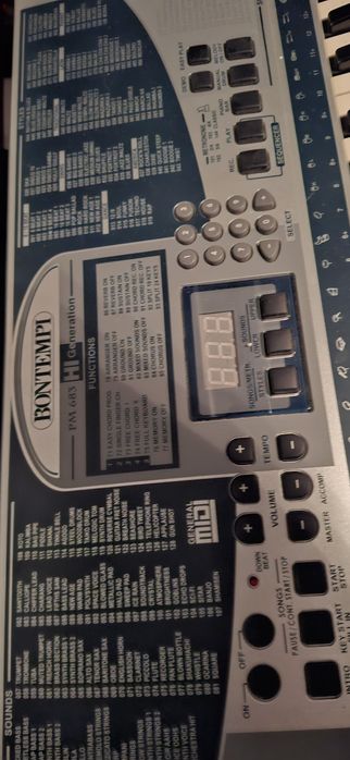 Keyboard bontempi PM 687 z zasilaczem  , prezent