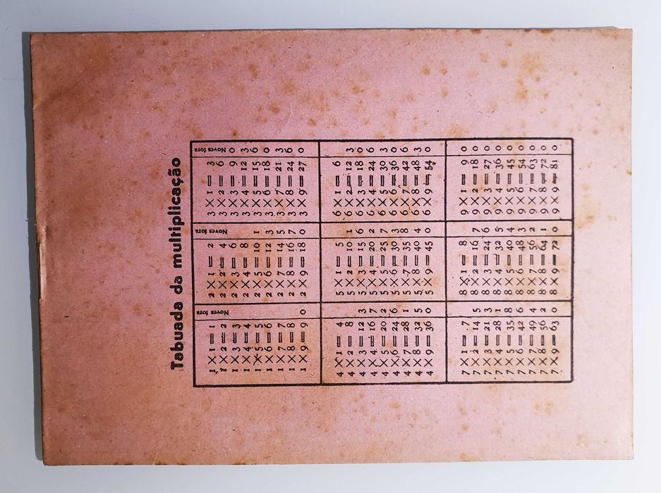 Antigo Caderno Escolar ~ "Globo Terrestre" ~ Quadriculado ~ Anos 60