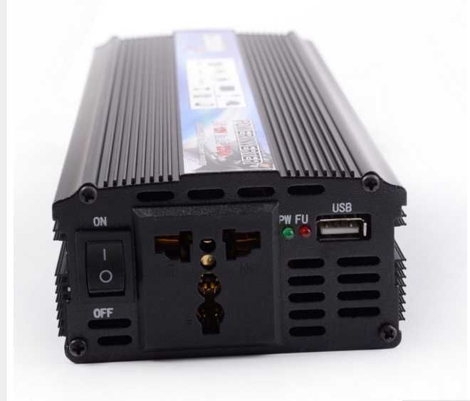 Conversor de corrente -inversor 2000 w DC 12  AC 220  Tb há 24volts