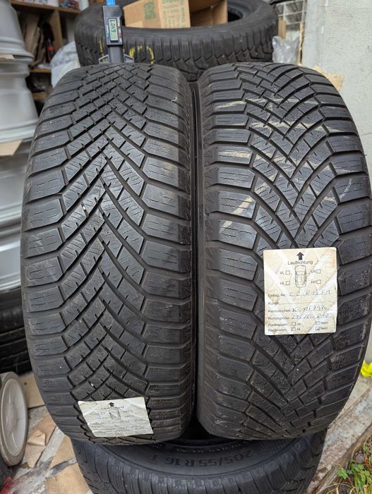 Зима 215/60R17 пара Yokohama BluEarth Winter V906 suv, ~6,5mm, 2023рік