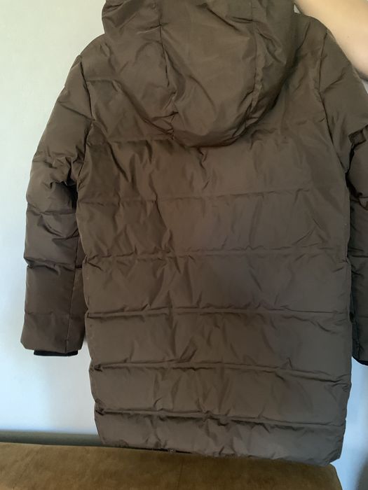 Шоколадний Пуховик zara
