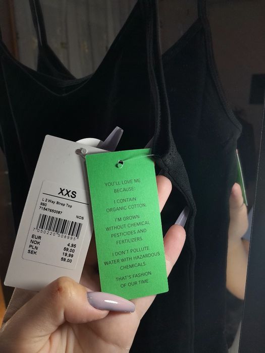 Базовая чорна майка