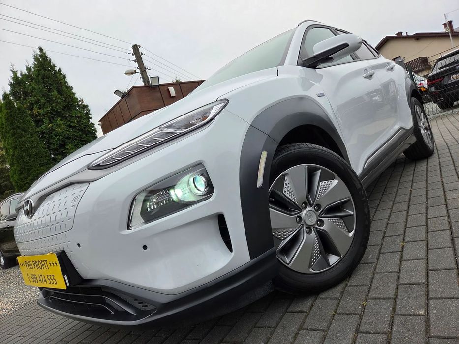 Hyundai Kona Zakupiona w Polskim salonie FV23% Kondycja baterii 100%