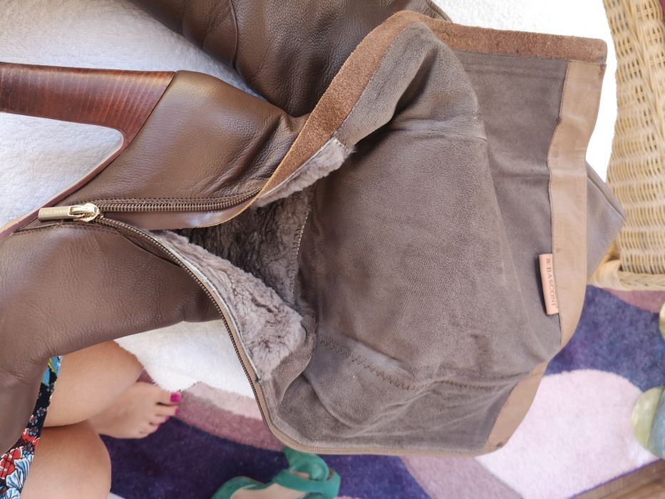 Чоботи зима натуральна шкіра сапоги