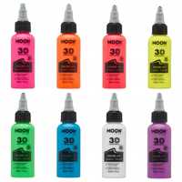 Farbka do tkanin NEON UV 30ml ubrań koszulek 8szt