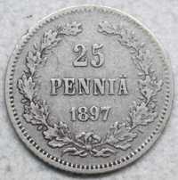 25 пенні 1897 рік для Фінляндії