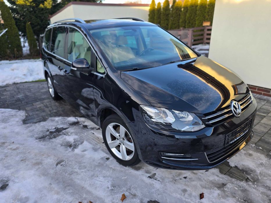 Volkswagen Sharan  Highline 170 km 7 osobowy DSG alkantara ładny