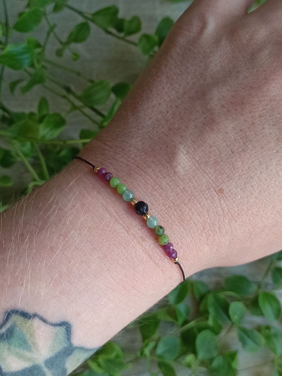 Rak bransoletka na szczęście, kamienie amulet