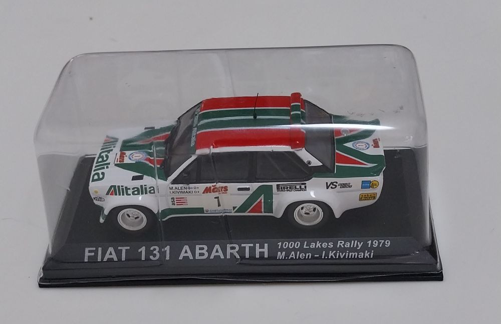 Miniatura de Rallye Fiat 131 Abarth escala 1/43