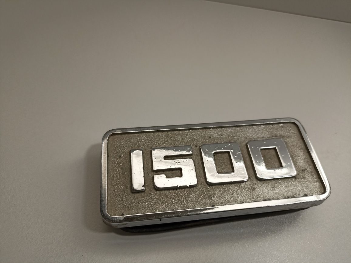 Шильдик, емблема, значок 1500 на Москвич 2140 412
