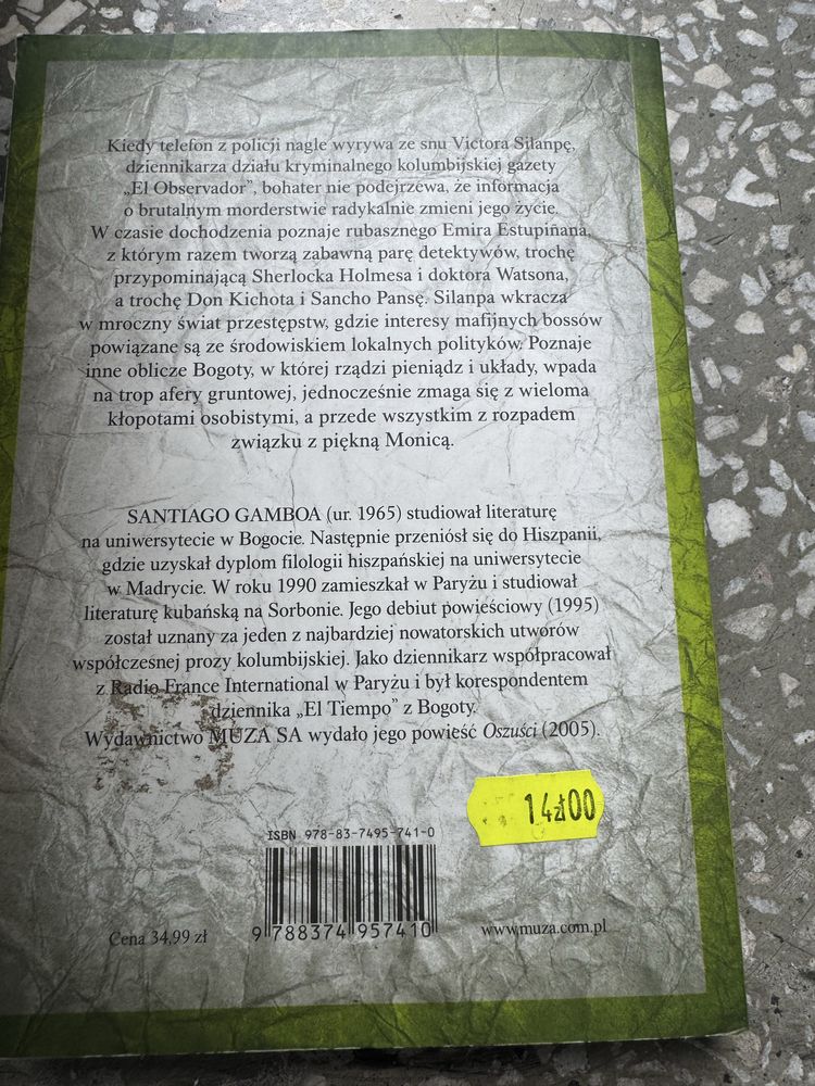 Trzeba umieć przegrywać Santiago Gamboa