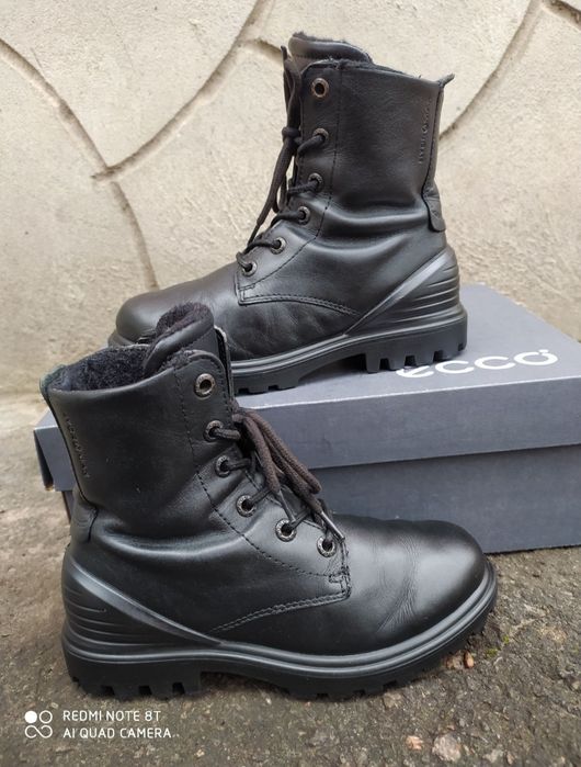 Ecco 30 чоботи на дівчинку зимові сапоги теплі ботинки взуття ессо