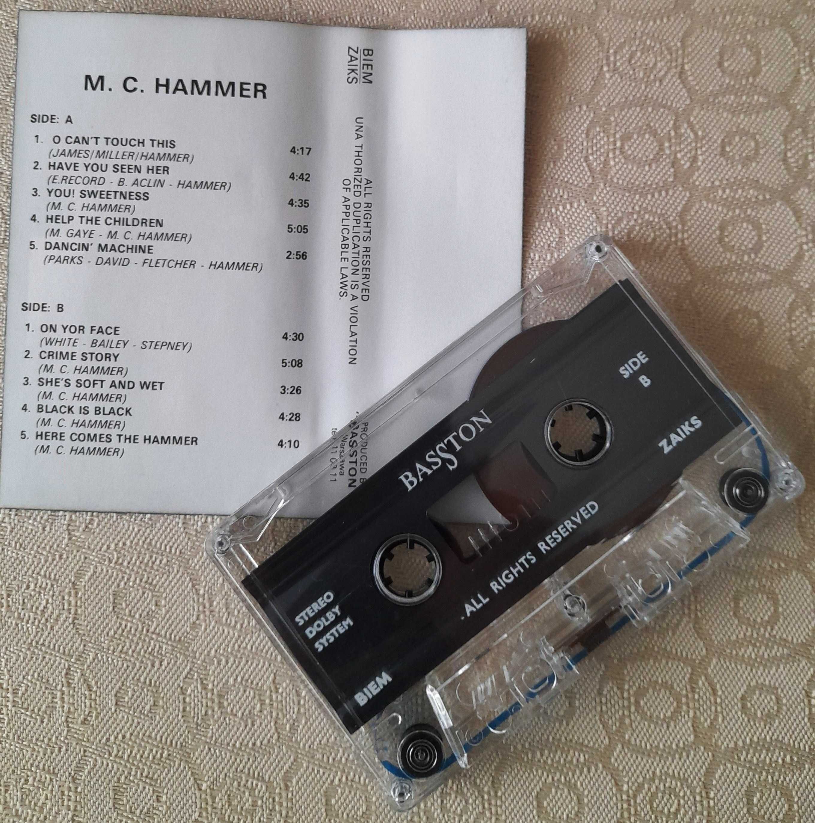 Kaseta magnetofonowa - M.C. Hammer