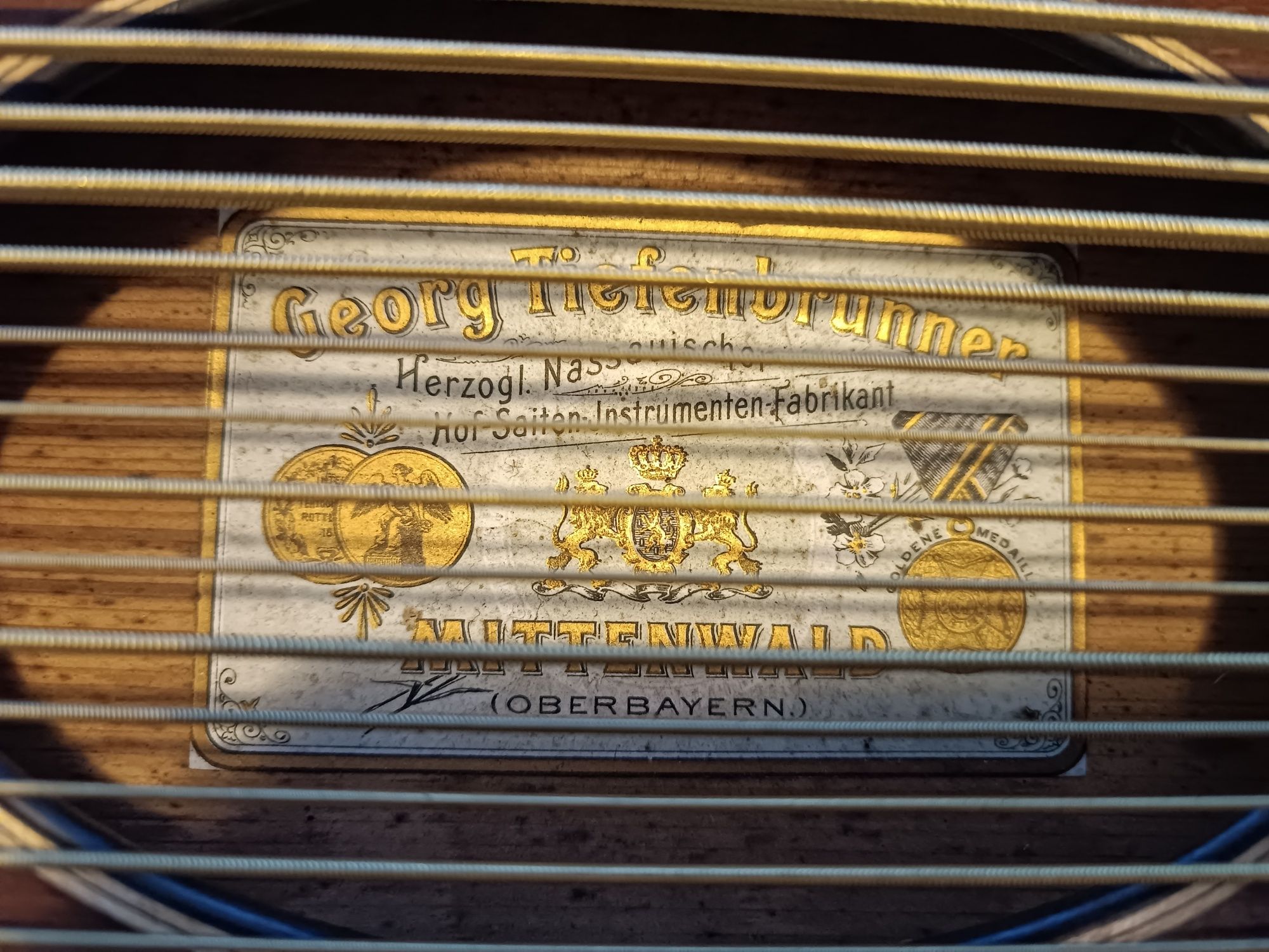 Cytra koncertowa, instrument