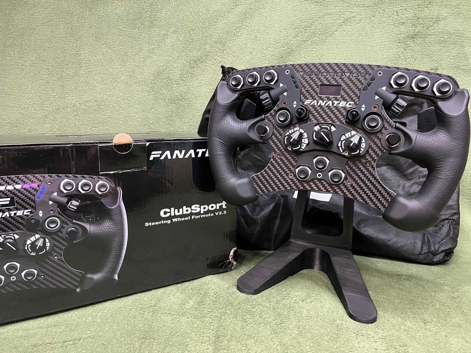 Ігрове кермо Як НОВЕ Fanatec ClubSport Wheel Formula V2.5 з QR2 metal