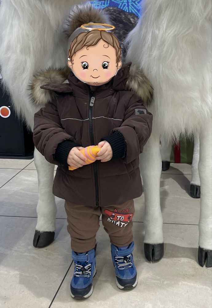 Зимний раздельный комбез