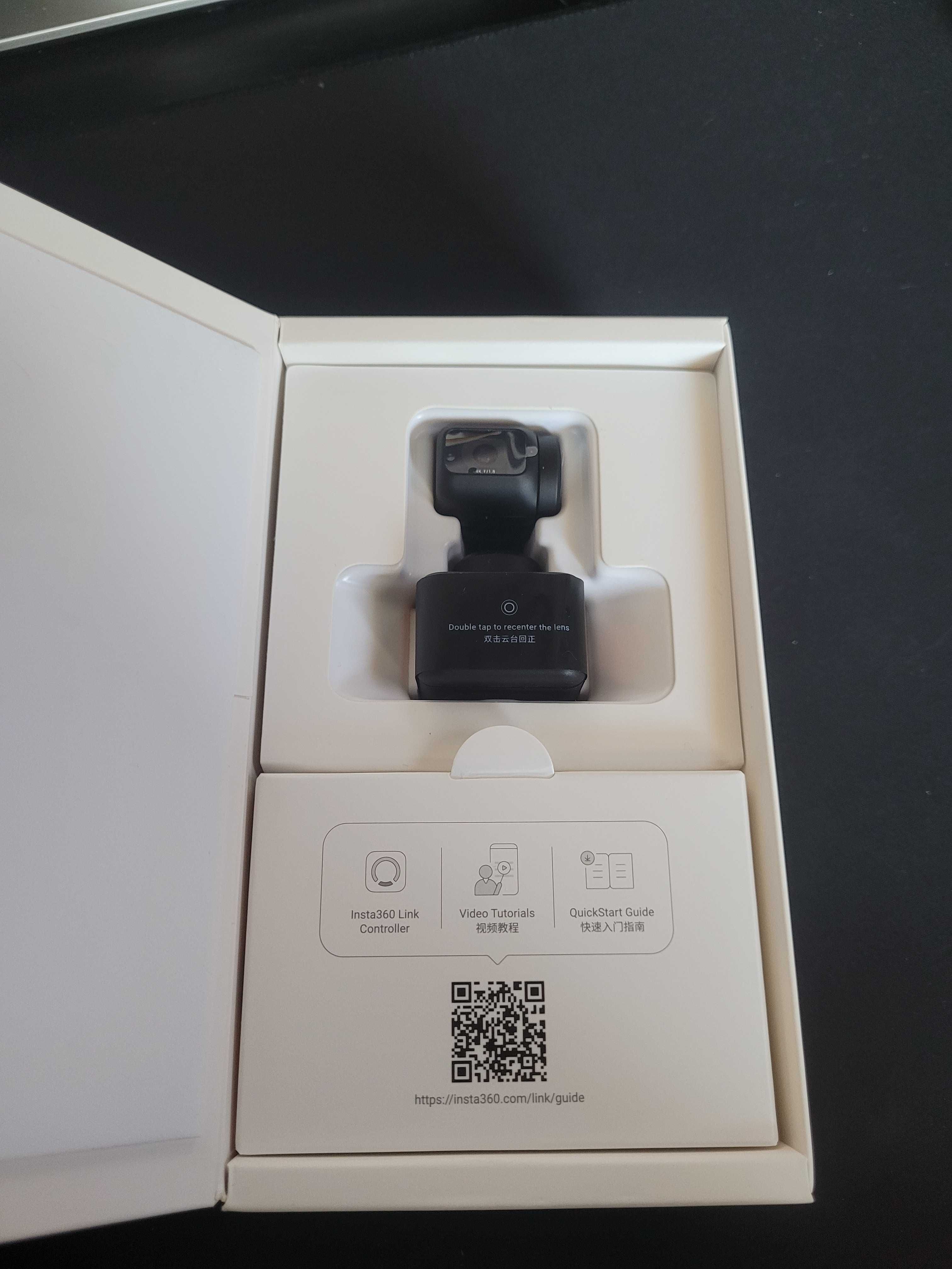INSTA360 Link – Kamera 4K – Nowa, użyta tylko raz!