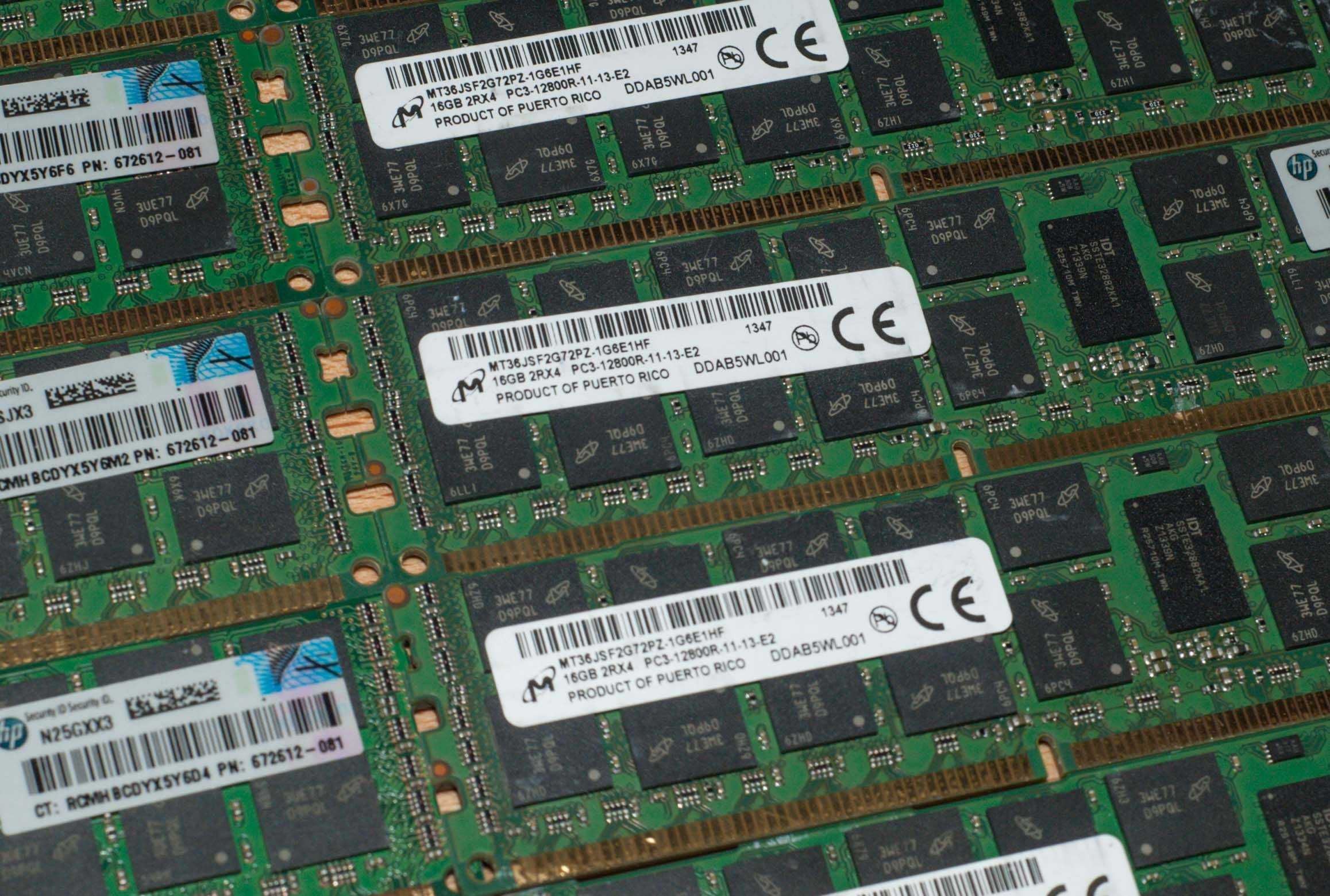 Серверная оперативная память Micron DDR3 16Gb 12800R