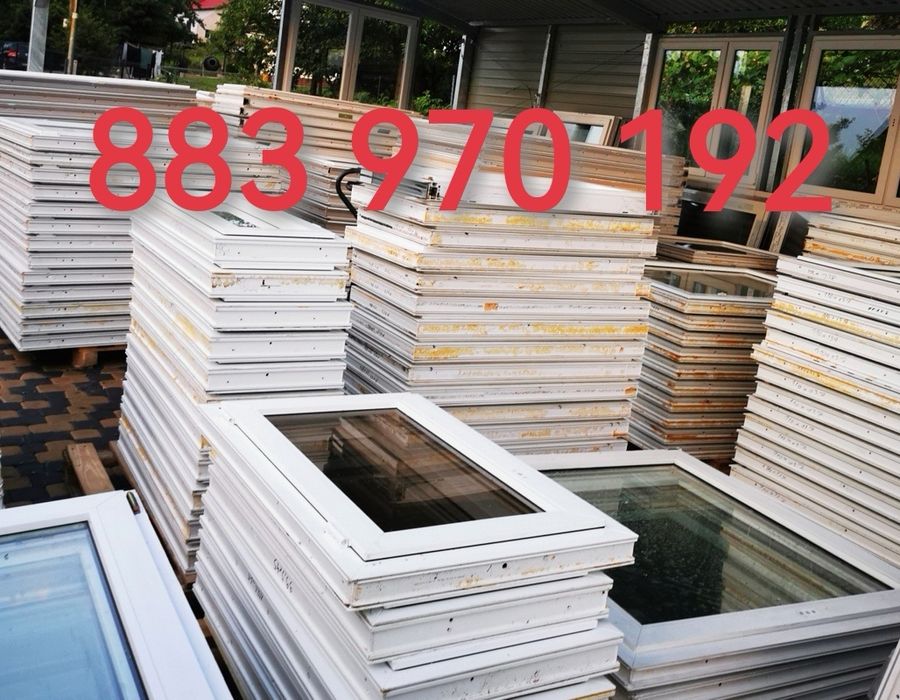 Skład okien używanych podkarpacje  60x80 60x90 80x80 100x80 MEGA WYBUR