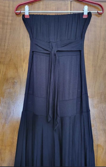 Macacão cai cai preto, tamanho S, de algodão