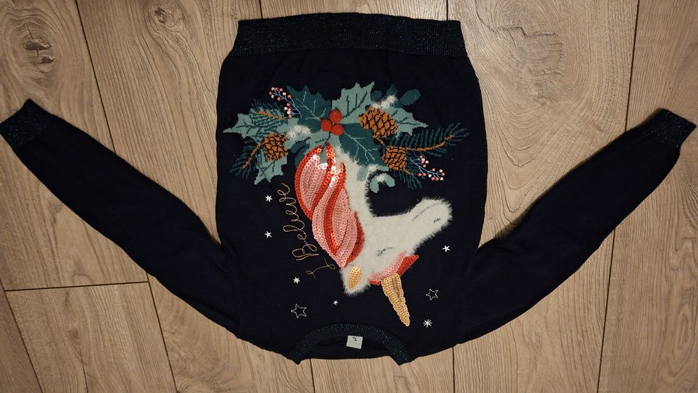 Sweterek świąteczny, zimowy, jednorożec, Święta 116