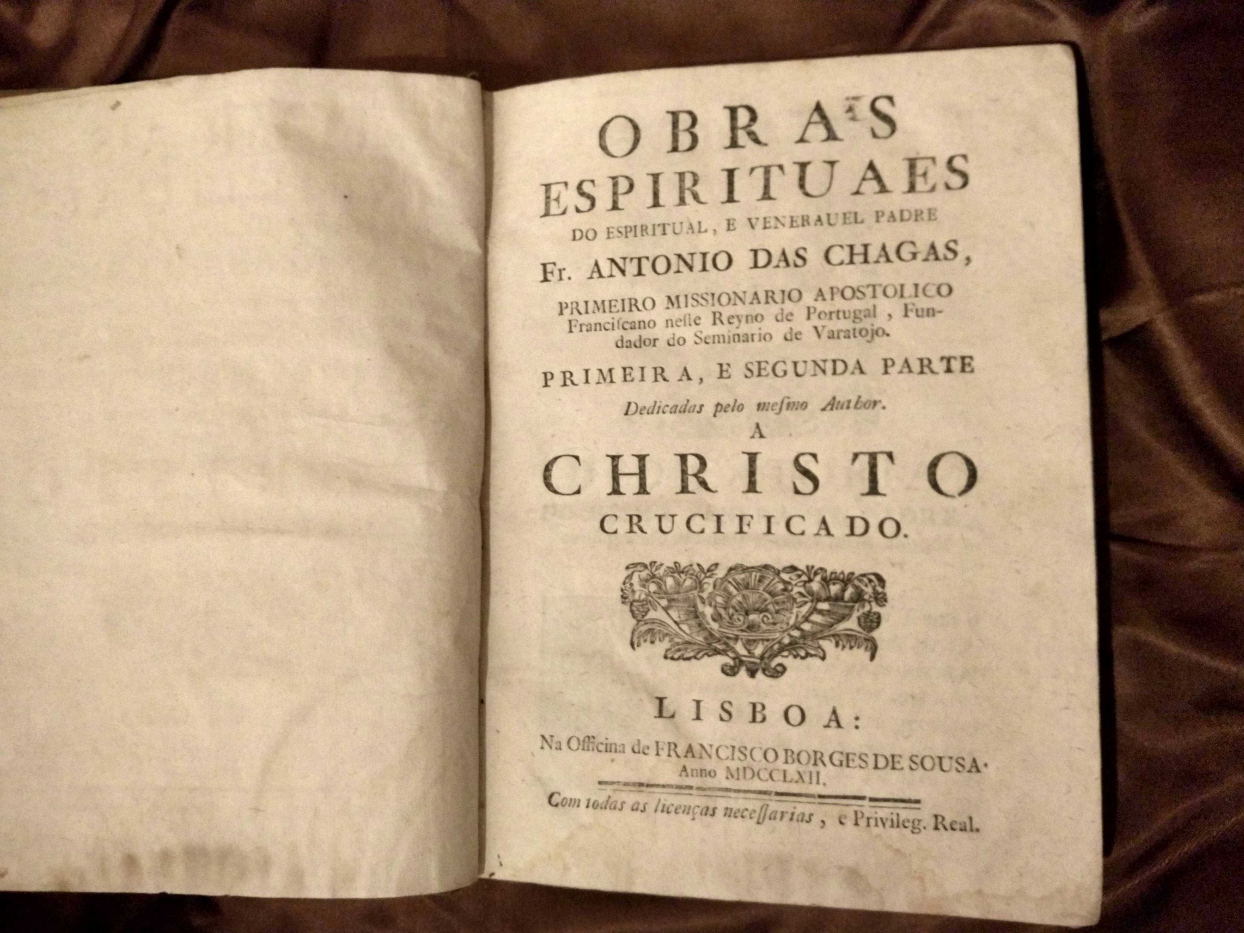 Obras espirituaes - António Chagas - 1762