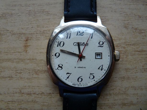 (100)zegarek Slava 21-jewels,au-20