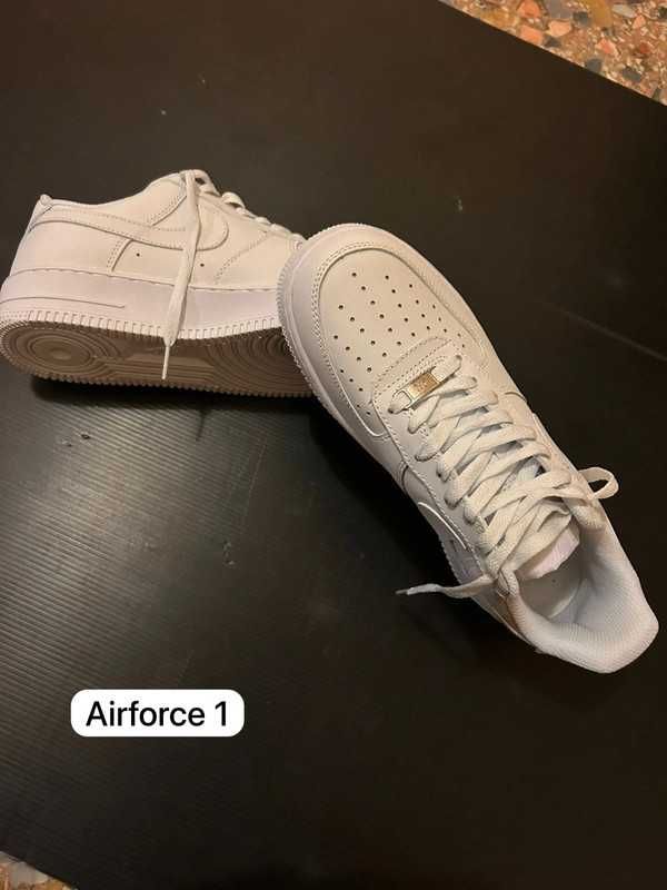 Buty damskie Trampki NikeAirForce1Biały r.43