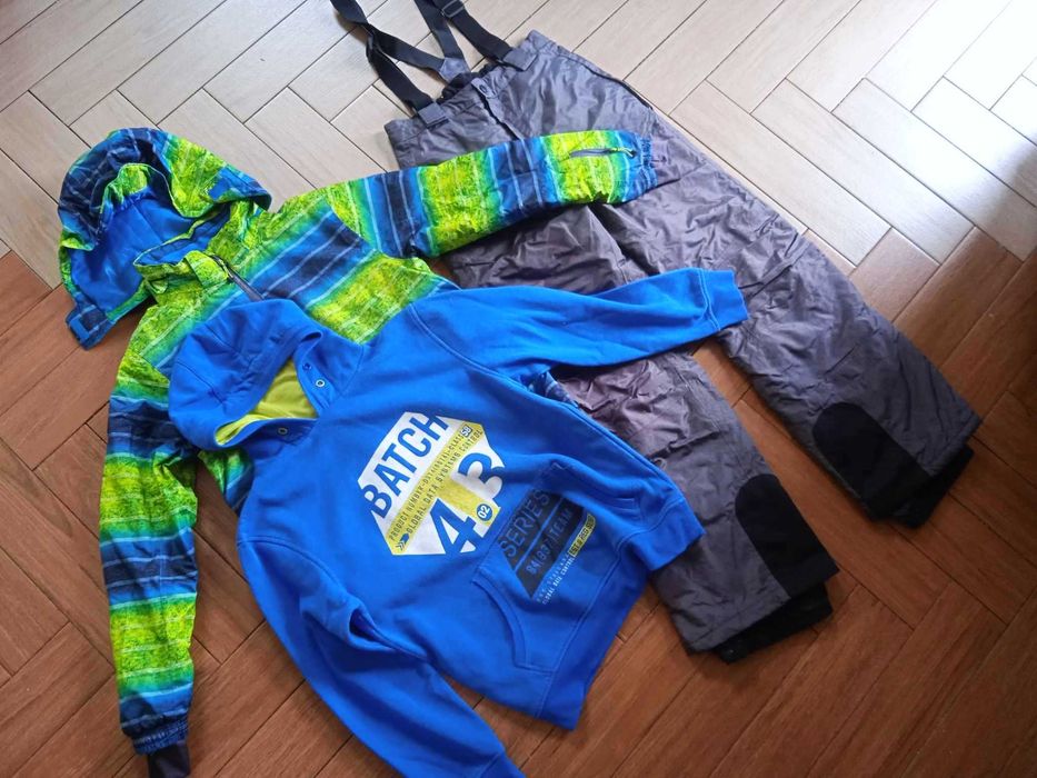 Kombinezon narciarski CRIVIT kurtka spodnie 146/152cm bluza