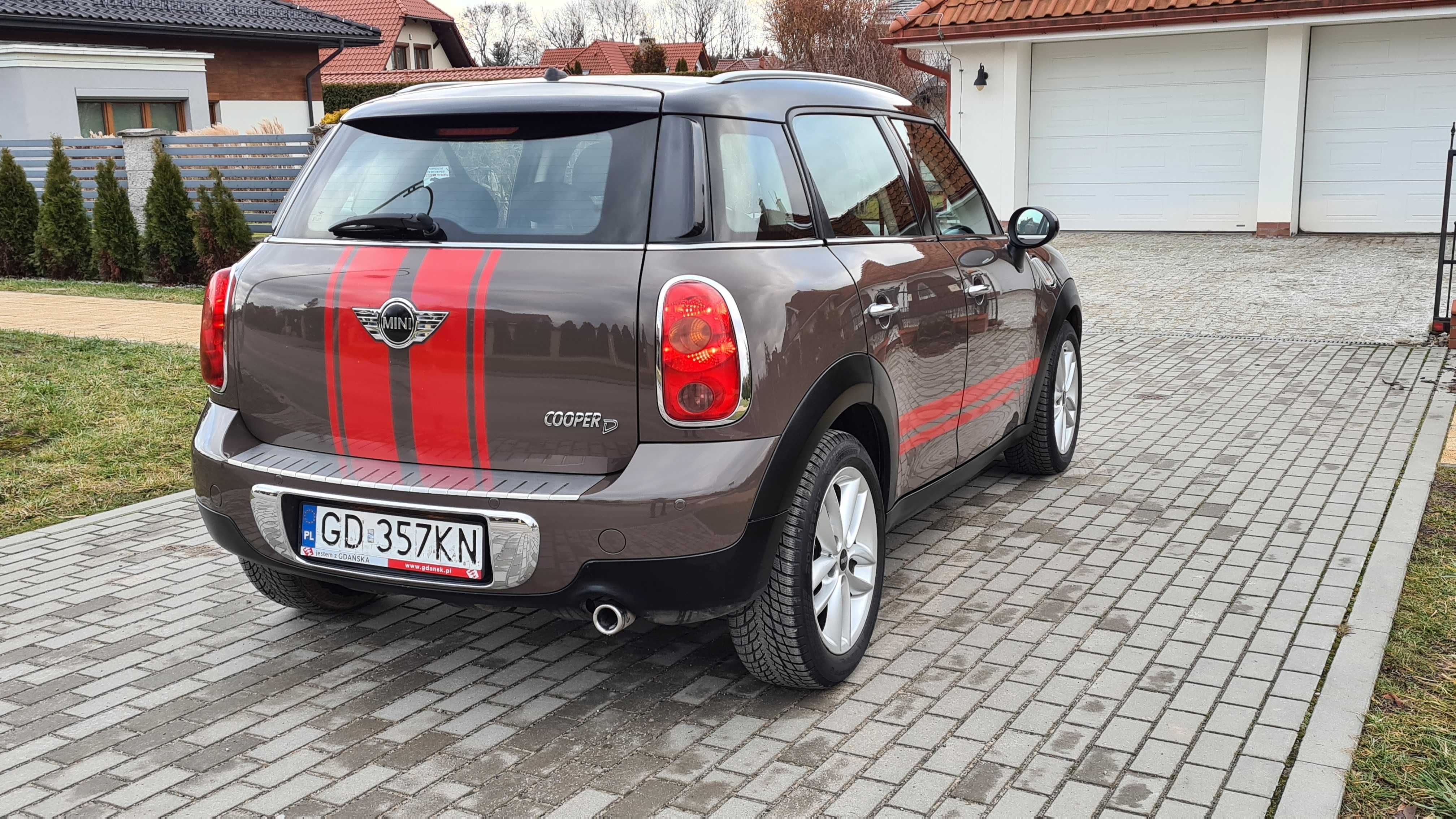 MINI COUNTRYMAN R60 ALL4 1.6 diesel, napęd  4X4, dach panoramiczny