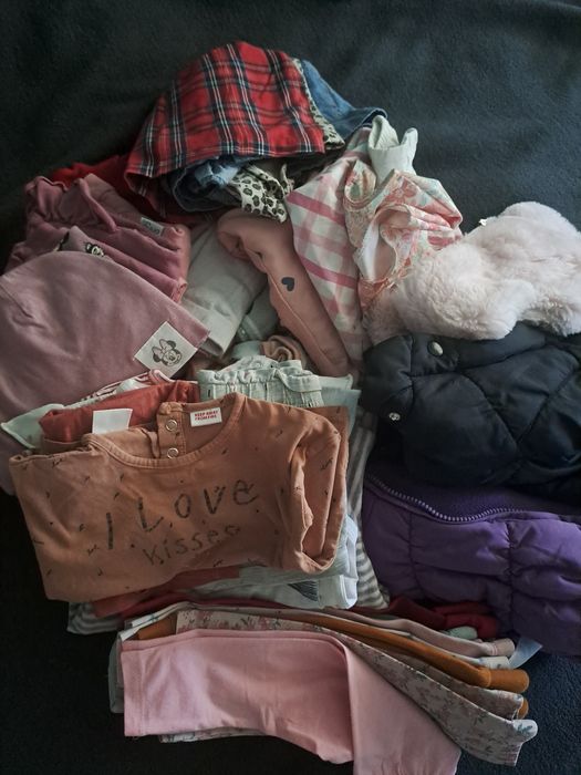 Paka ubranek wiosna lato jesien 74