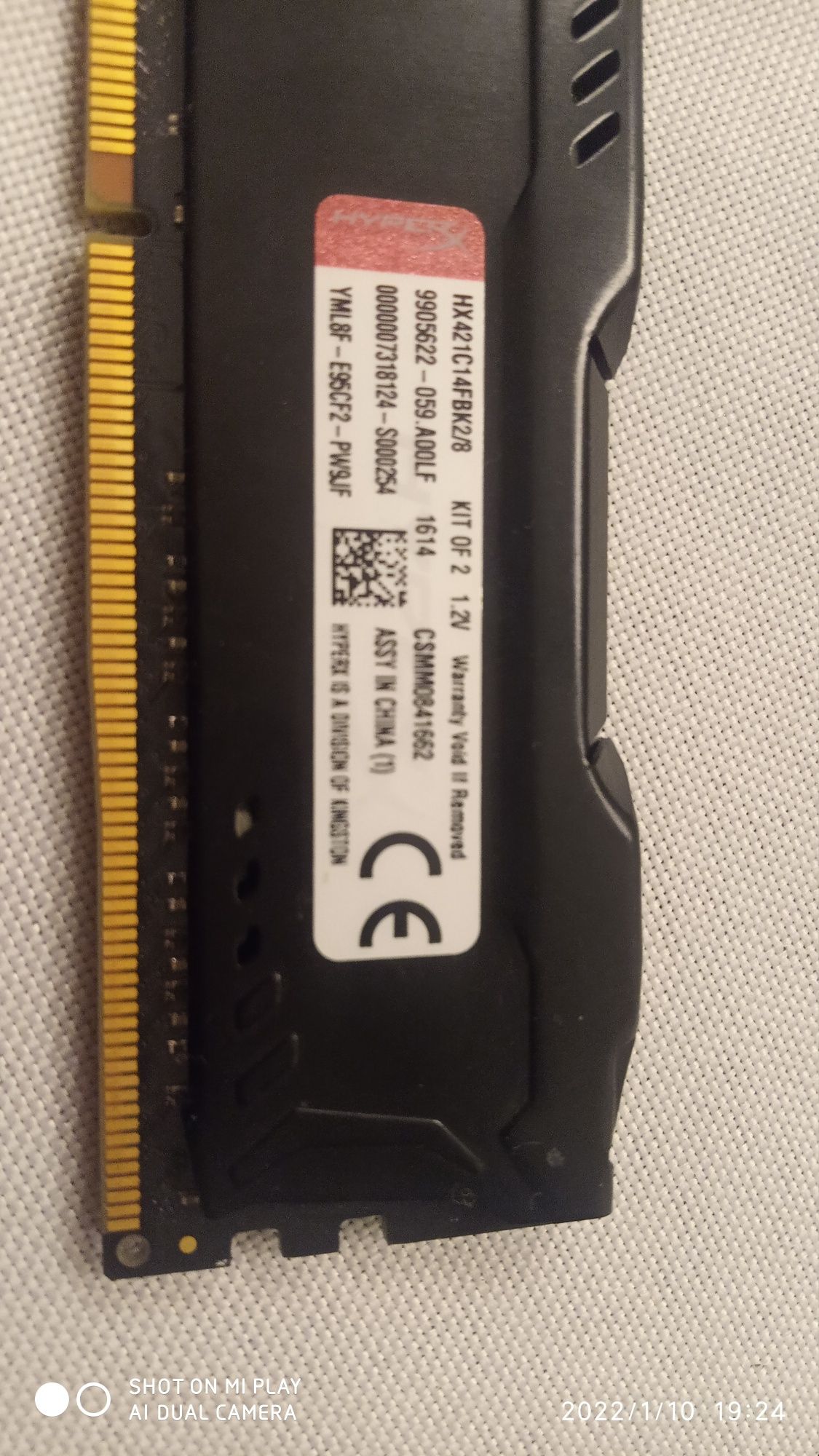 Pamięć ram  4 GB DDR4 Fury Hyperx