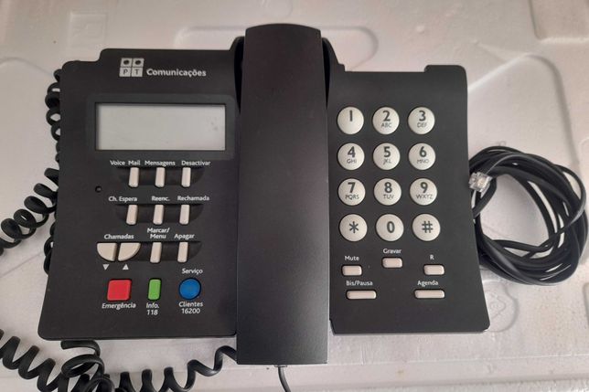 Telefone antigo da PT Comunicações– Telefone avançado PTC.