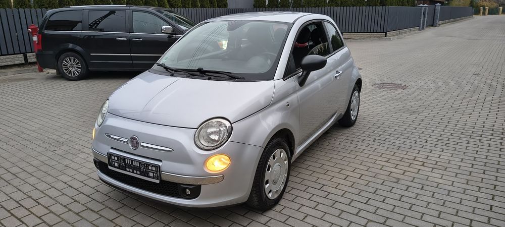 Fiat 500 1.2 benzyna City, Android, niski przebieg, 2009r, Polska rej.
