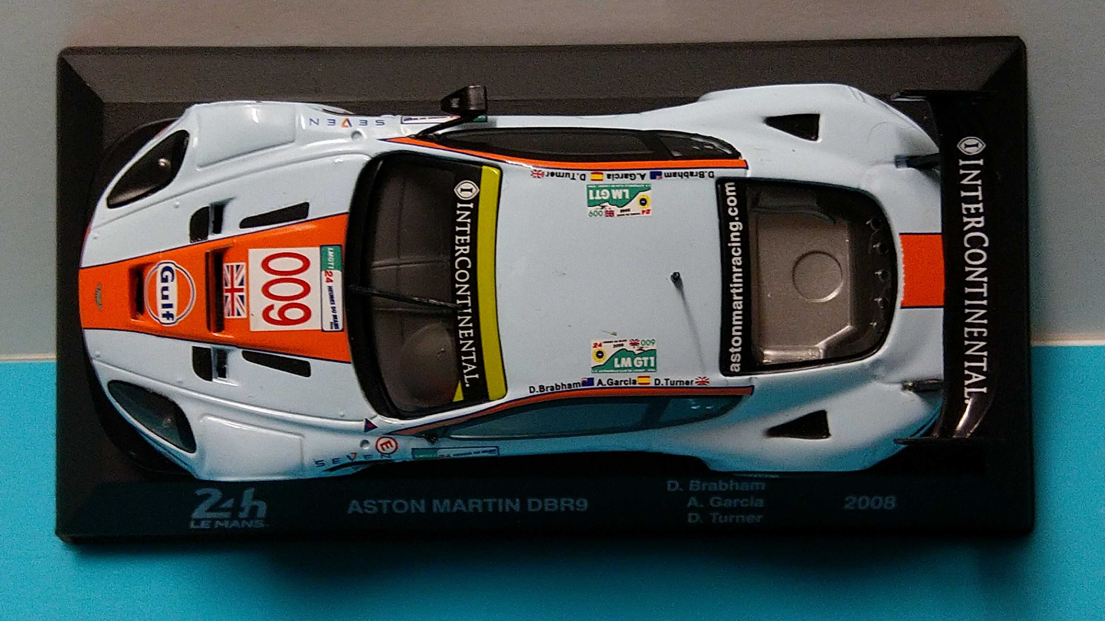Aston Martin DBR9 #009 - 24 horas Le Mans 2008: miniatura Ixo esc 1/43