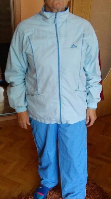 Dres błękitny ADIDAS r. L * JAK NOWY