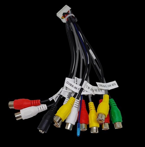 Адаптер RCA 20-контактный с микрофонным кабелем
