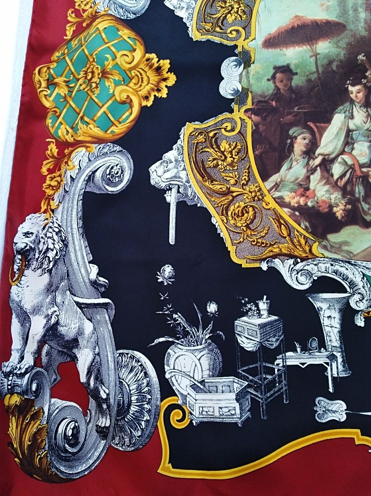 Коллекционный шелковый платок Gianfranko Ferre.