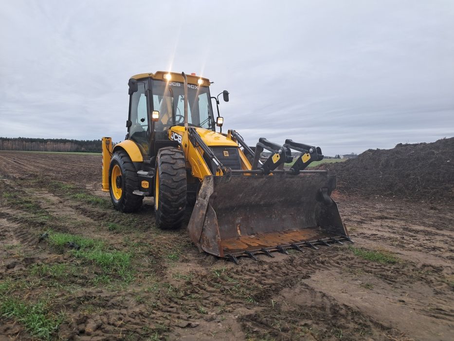 Koparko ładowarka jcb 4cx umowa brutto super stan transport