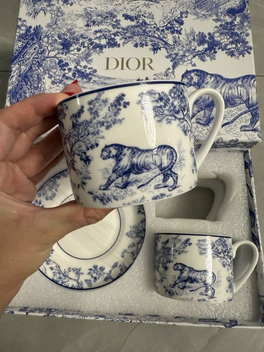 Посуда Dior подарочный сервиз Dior чайна чашка блюдце