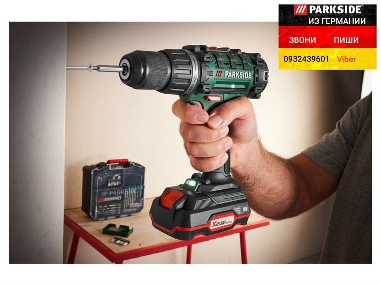 Шуруповерт дрель 20в из ГЕРМАНИИ Parkside PBSA 20 G8 шурупокрут дріль