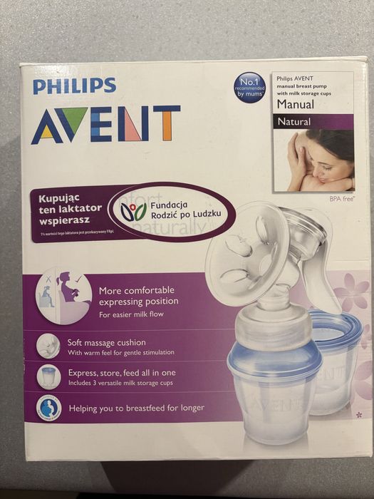 Laktator Avent Philips ręczny