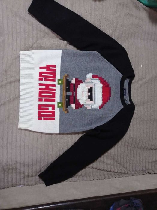 10 л новогодний свитшот в состоянии нового реглан карнавальный костюм