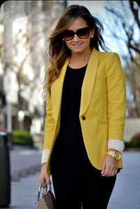 Жовтий жакет піджак пиджак блейзер Zara xs s 34/36