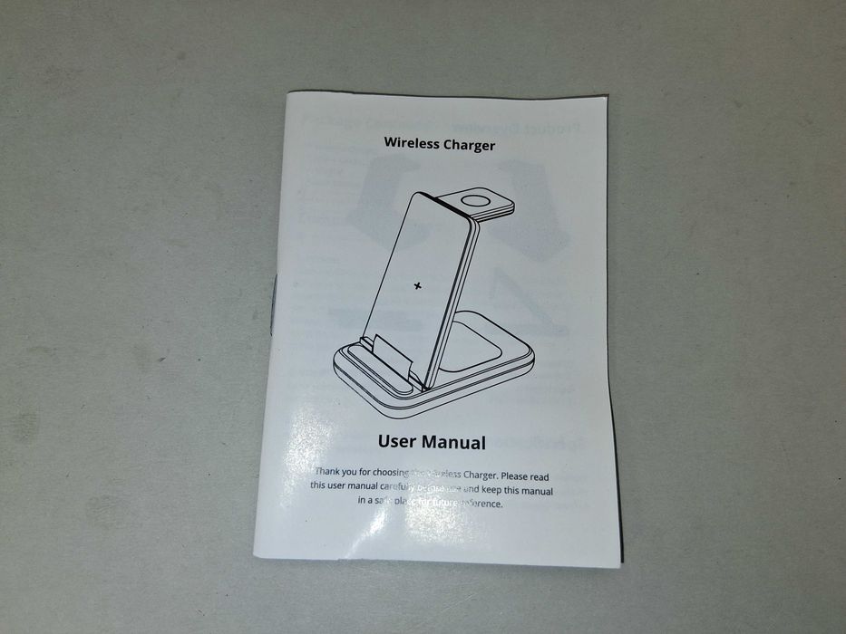 N218 Stacja Ładująca Indukcyjna Wireless Charger 3W1 do iPhone Watch