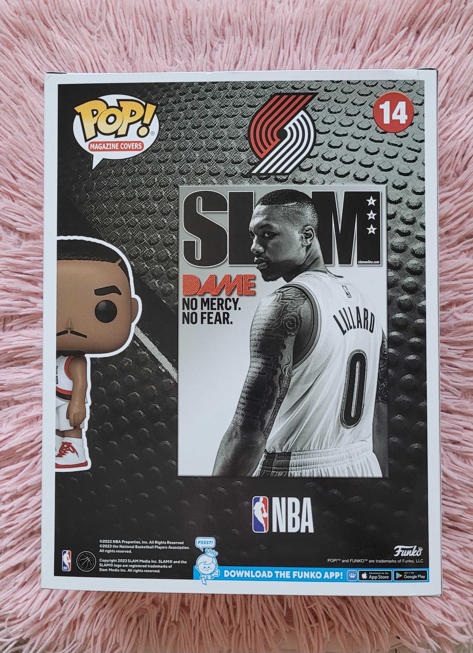 Funko POP! DAMIAN LILLARD Cover NBA Slam Portland Trail Blazers