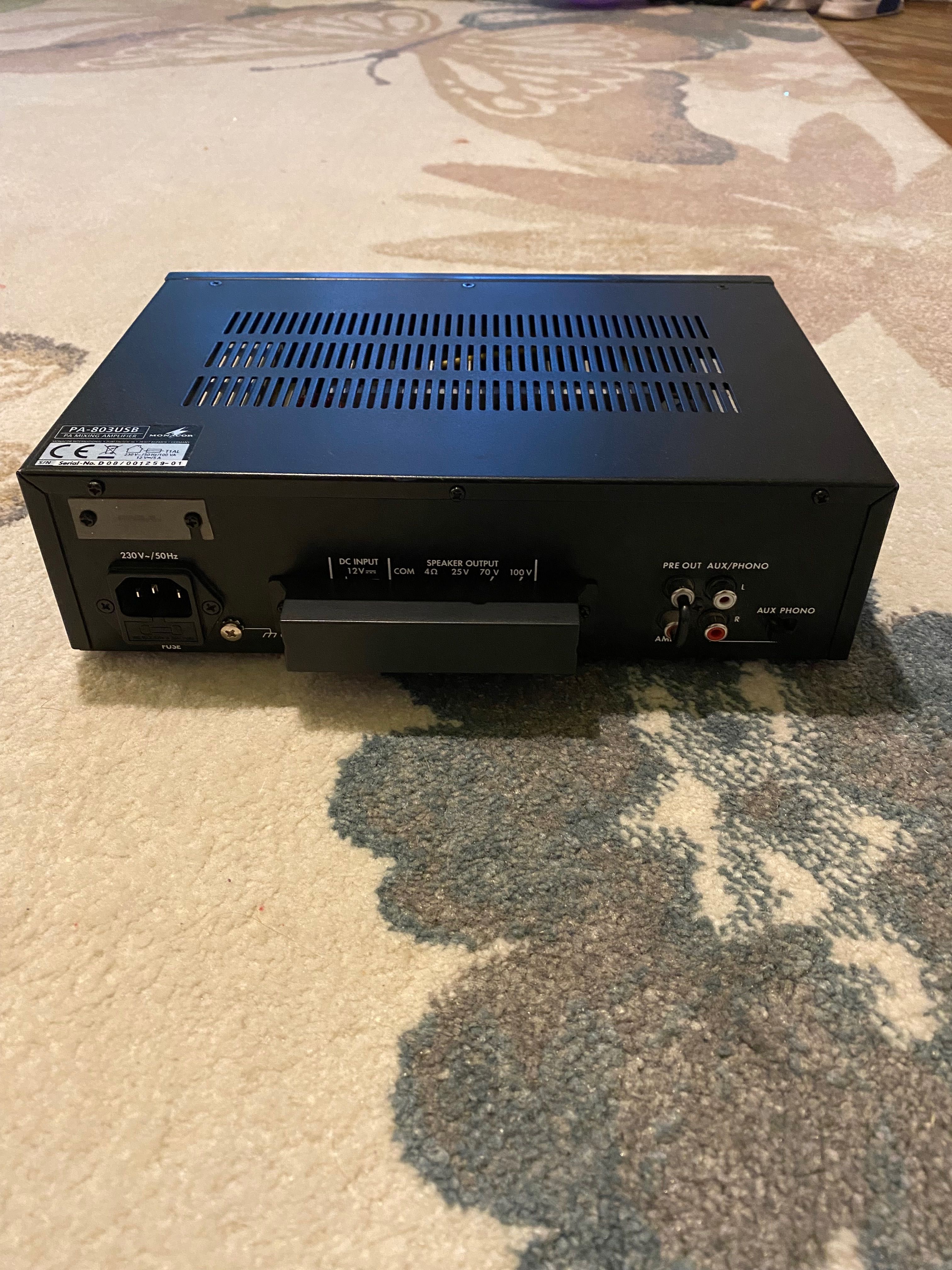 Микшерный усилитель PA-803 USB