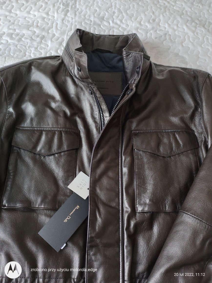Kurtka skórzana Massimo Dutti L